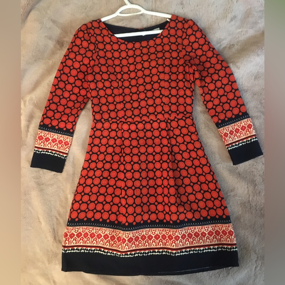 Gorgeous orange/red structured Anonyme dress